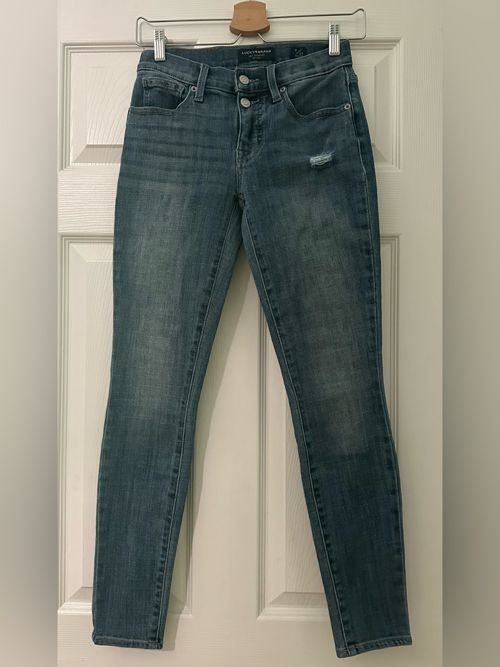 Lucky Brand Women's Mid Rise Ava Skinny Jeans Size 0 25R